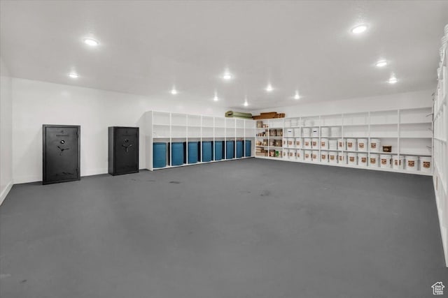 29125 N 11090 E, Fairview, UT 84629 - garage with baseboards and recessed lighting