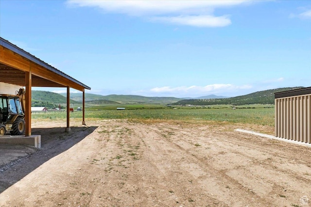 29125 N 11090 E, Fairview, UT 84629 - view of yard featuring a mountain view and a view of countryside