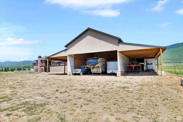 29125 N 11090 E, Fairview, UT 84629 - view of outbuilding featuring a mountain view