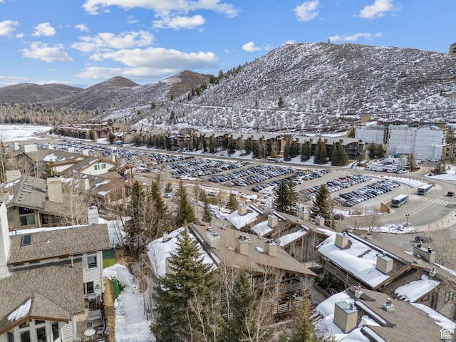 view of mountain feature with a residential view