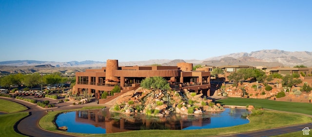 2139 W Cougar Rock Cir S Unit 135, St George, UT 84770 - view of community featuring a water and mountain view