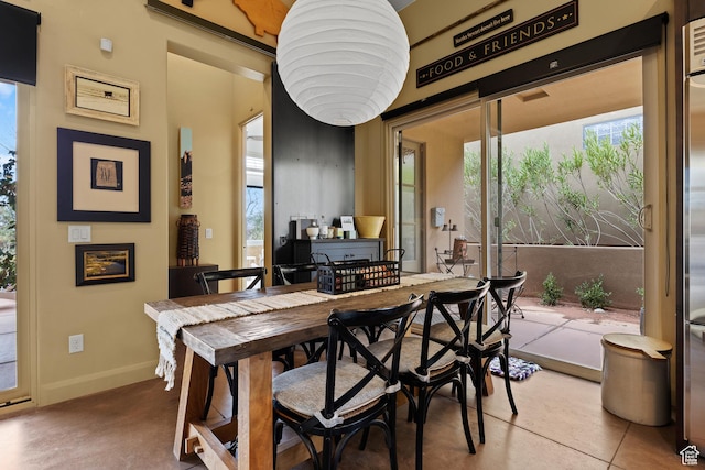 2139 W Cougar Rock Cir S Unit 135, St George, UT 84770 - dining space with plenty of natural light and baseboards