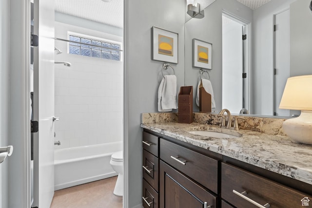 2139 W Cougar Rock Cir S Unit 135, St George, UT 84770 - bathroom featuring vanity, toilet, and  shower combination