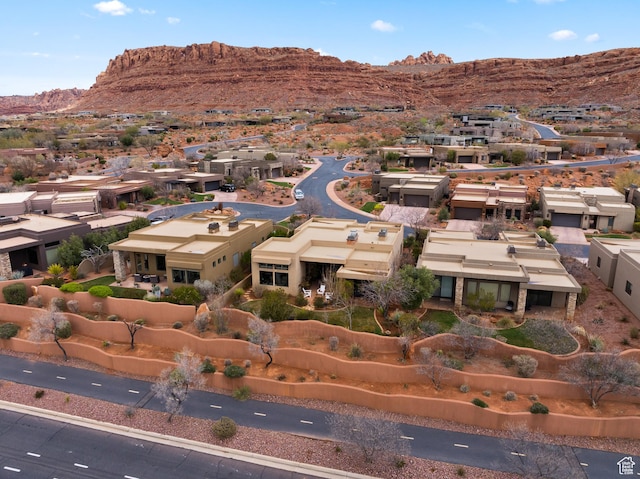 2139 W Cougar Rock Cir S Unit 135, St George, UT 84770 - aerial view of residential area with mountains
