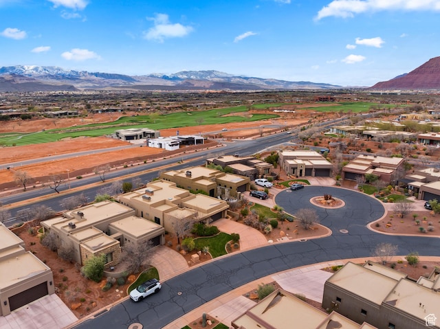 2139 W Cougar Rock Cir S Unit 135, St George, UT 84770 - aerial perspective of suburban area featuring mountains