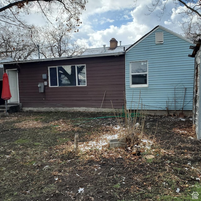 1744 W 150 N, Provo, UT 84601 - view of side of home featuring a chimney