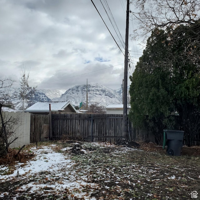 1744 W 150 N, Provo, UT 84601 - view of yard with a mountain view and fence