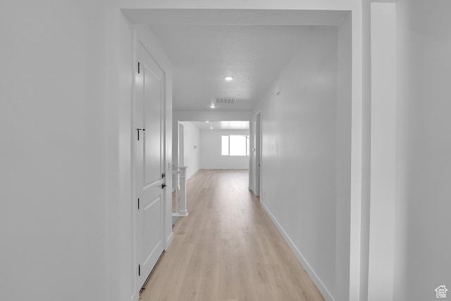 1811 N 375 W Unit 8, Harrisville, UT 84404 - hallway with light wood-style flooring and recessed lighting