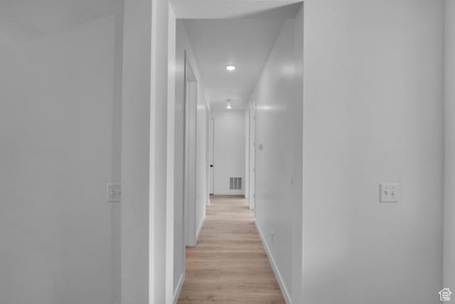 1811 N 375 W Unit 8, Harrisville, UT 84404 - hall with light wood finished floors and recessed lighting