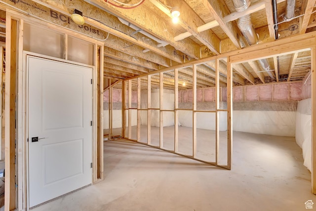 406 W 1225 N Unit 4, Harrisville, UT 84404 - view of unfinished below grade area