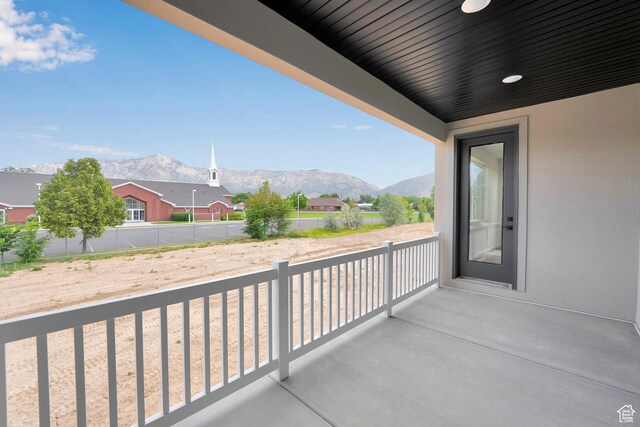 406 W 1225 N Unit 4, Harrisville, UT 84404 - balcony with a mountain view