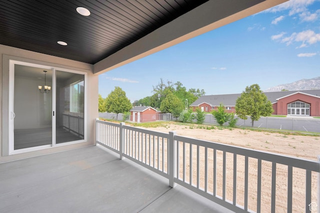406 W 1225 N Unit 4, Harrisville, UT 84404 - balcony with a mountain view