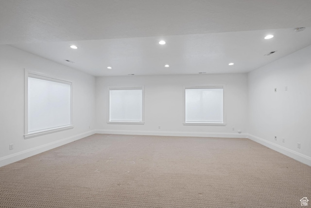 238 W Founders Blvd, Saratoga Springs, UT 84045 - empty room featuring recessed lighting, light colored carpet, and baseboards