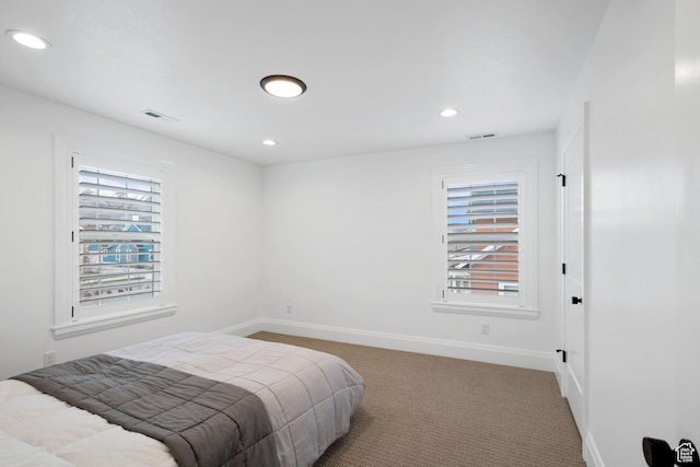 238 W Founders Blvd, Saratoga Springs, UT 84045 - bedroom featuring recessed lighting, visible vents, baseboards, and carpet