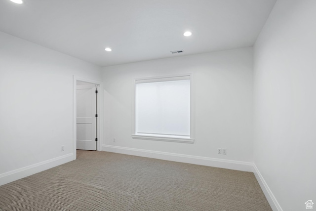 238 W Founders Blvd, Saratoga Springs, UT 84045 - spare room with visible vents, recessed lighting, and baseboards