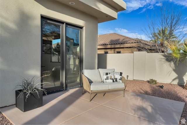 2031 E Cliff Point Dr, St George, UT 84790 - view of patio / terrace featuring fence