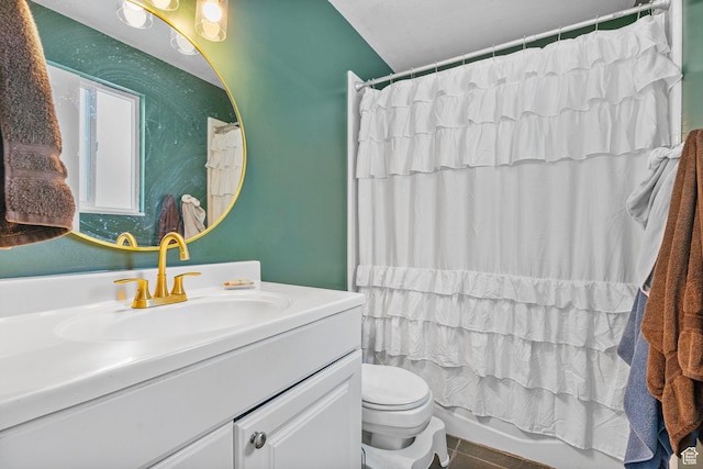 13105 S 2420 W, Riverton, UT 84065 - bathroom with vanity, toilet, and tile patterned floors