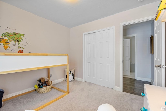 13105 S 2420 W, Riverton, UT 84065 - unfurnished bedroom with carpet flooring, baseboards, and a closet