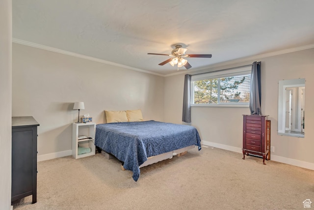 77 E 1100 N, Pleasant Grove, UT 84062 - bedroom featuring baseboards, carpet, and ornamental molding