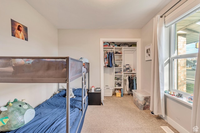 77 E 1100 N, Pleasant Grove, UT 84062 - bedroom with a closet, carpet flooring, multiple windows, and baseboards