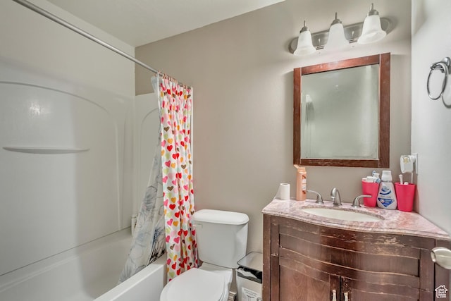 932 Jasper Cir, Tooele, UT 84074 - bathroom with vanity, shower / tub combo, and toilet