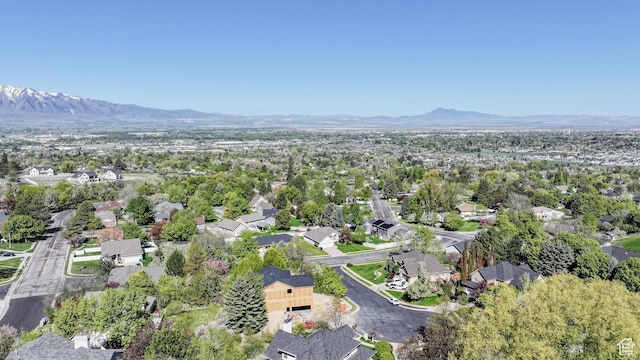 615 Dover Cir, Providence, UT 84332 - birds eye view of property with a residential view and a mountain view