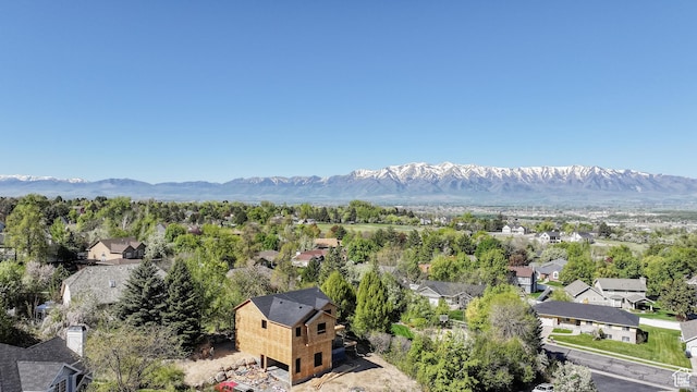 615 Dover Cir, Providence, UT 84332 - birds eye view of property with a residential view and a mountain view
