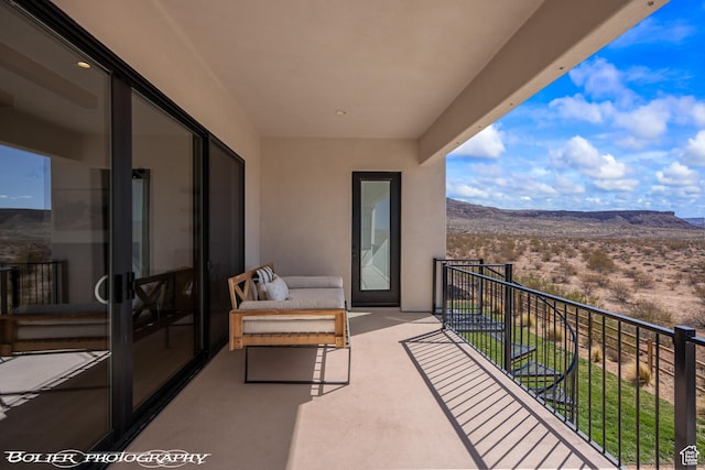 3218 E Rimrunner Dr, St George, UT 84790 - balcony featuring a mountain view