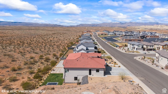 3218 E Rimrunner Dr, St George, UT 84790 - bird's eye view featuring a residential view and a mountain view