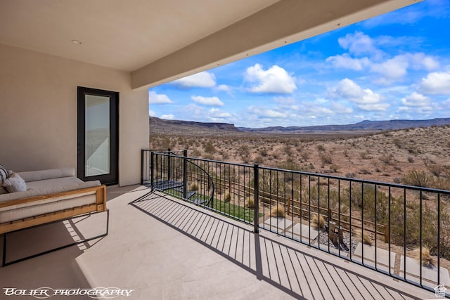 3218 E Rimrunner Dr, St George, UT 84790 - balcony with a mountain view