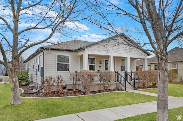 11709 S Grandville Ave, South Jordan, UT 84009 - bungalow-style home featuring a porch and a front lawn