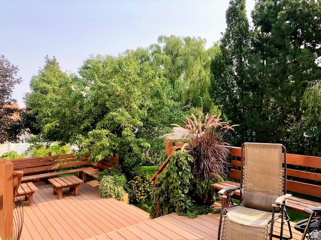 8377 S Wild Oak Dr, West Jordan, UT 84088 - view of wooden deck