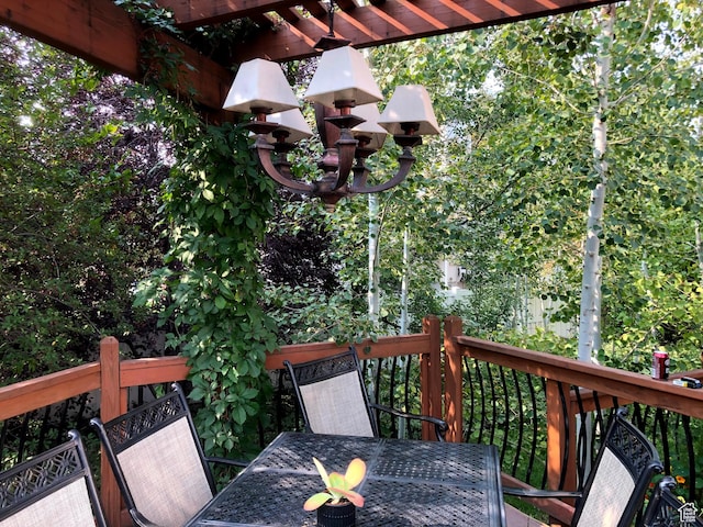 8377 S Wild Oak Dr, West Jordan, UT 84088 - deck featuring outdoor dining space