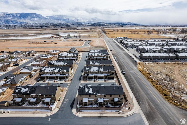 3084 W 1750 N Unit 1, Cedar City, UT 84721 - drone / aerial view with a mountain view and a residential view