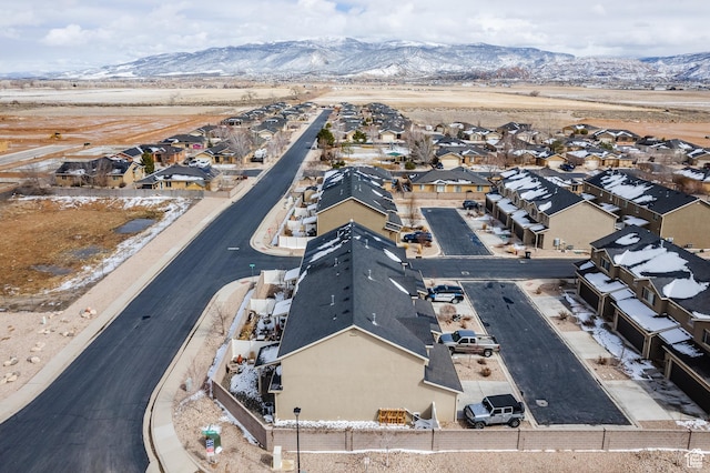 3084 W 1750 N Unit 1, Cedar City, UT 84721 - aerial view with a mountain view and a residential view