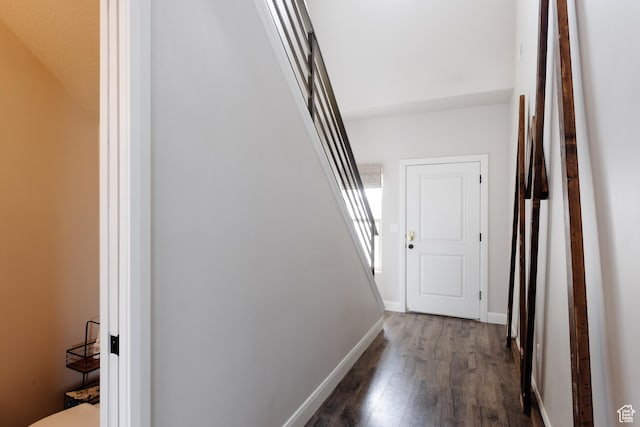 3084 W 1750 N Unit 1, Cedar City, UT 84721 - hall featuring baseboards and dark wood-style flooring