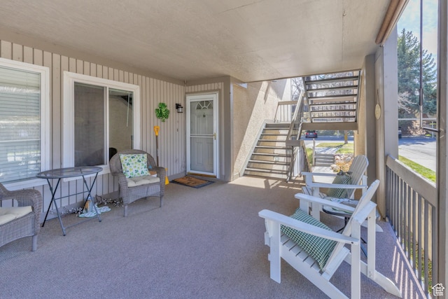 1525 E Waterbury Dr Unit D, Salt Lake City, UT 84121 - view of patio / terrace featuring stairs