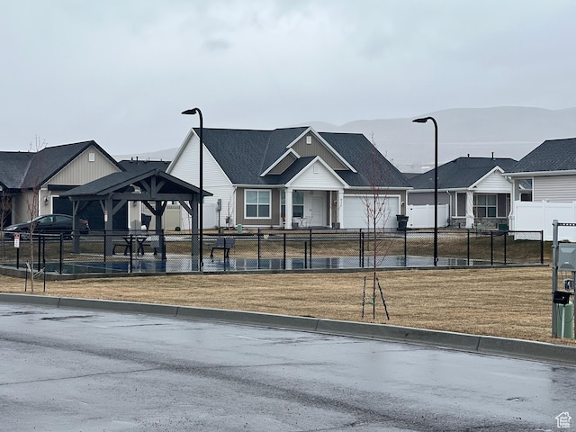 933 N 960 W Street W W 4, Tremonton, UT 84337 - view of property's community featuring a residential view, a gazebo, and fence