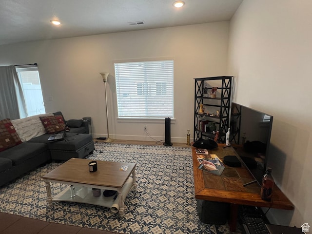 933 N 960 W Street W W 4, Tremonton, UT 84337 - living room featuring baseboards, visible vents, and recessed lighting
