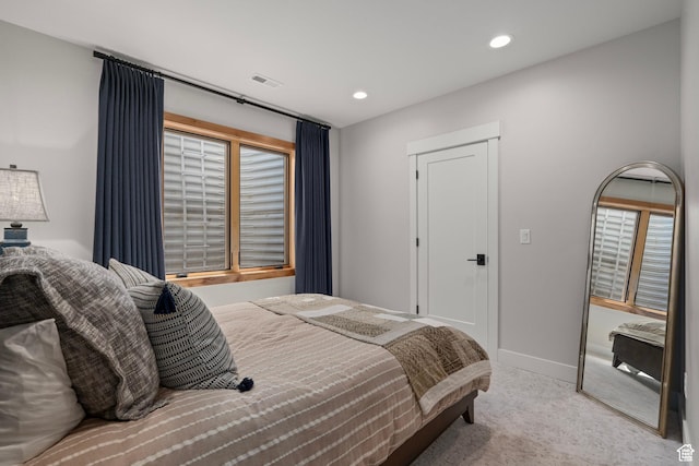 915 Farrell Farm Cir, Midway, UT 84049 - bedroom featuring recessed lighting, visible vents, carpet floors, and baseboards