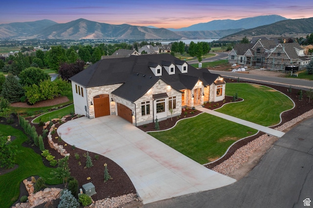 915 Farrell Farm Cir, Midway, UT 84049 - drone / aerial view featuring a mountain view