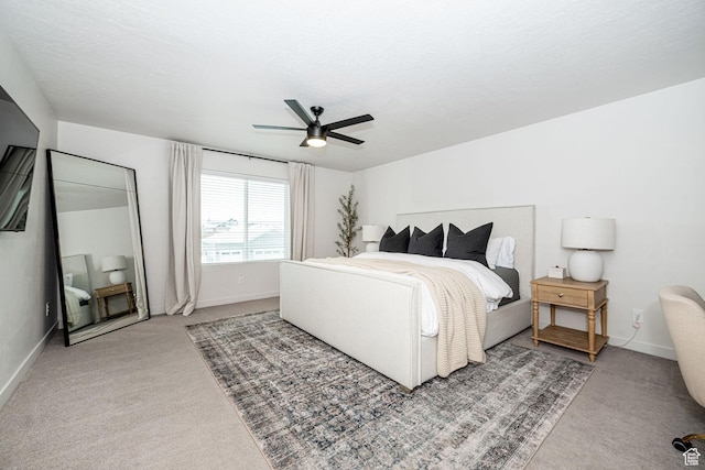 198 W Box Creek Dr, Stansbury Park, UT 84074 - bedroom featuring a ceiling fan, baseboards, and carpet