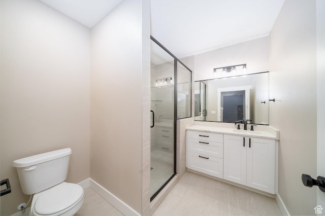 2678 S Eagle Dr Unit 12, Garden City, UT 84028 - full bath featuring a stall shower, vanity, toilet, and baseboards