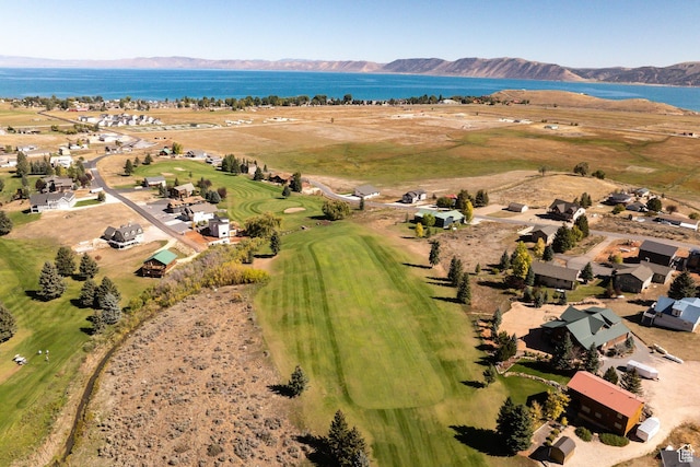 2678 S Eagle Dr Unit 12, Garden City, UT 84028 - drone / aerial view with a water and mountain view, golf course view, and a residential view