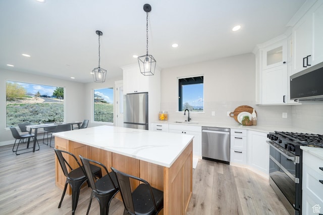 2678 S Eagle Dr Unit 12, Garden City, UT 84028 - kitchen featuring a sink, light wood finished floors, plenty of natural light, and appliances with stainless steel finishes