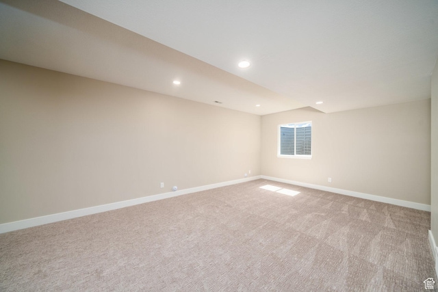 2678 S Eagle Dr Unit 12, Garden City, UT 84028 - empty room with light carpet, baseboards, and recessed lighting