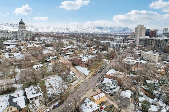71 W Apricot Ave, Salt Lake City, UT 84103 - aerial view with a city view and a mountain view
