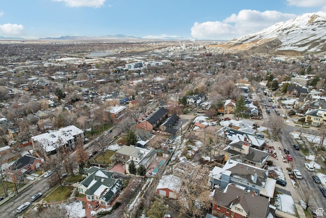 71 W Apricot Ave, Salt Lake City, UT 84103 - aerial view with a mountain view and a residential view