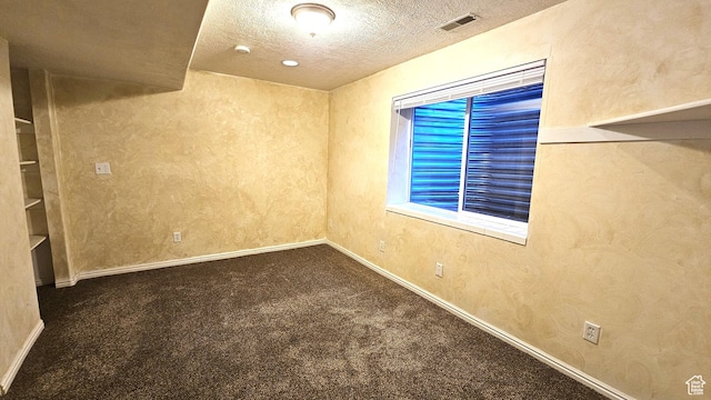 135 E 1200 N, Mapleton, UT 84664 - carpeted empty room with baseboards, a textured ceiling, and visible vents