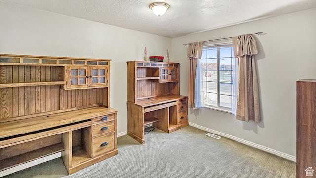 135 E 1200 N, Mapleton, UT 84664 - carpeted office space with a textured ceiling, baseboards, and visible vents
